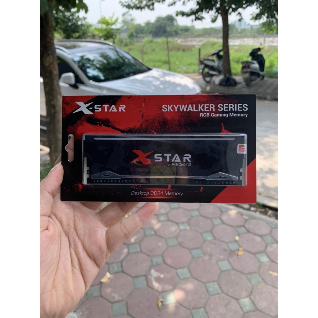 Ram PC DDR4 Xstar 8GB bus 3200 tản led RGB bảo hành chính hãng 36 tháng