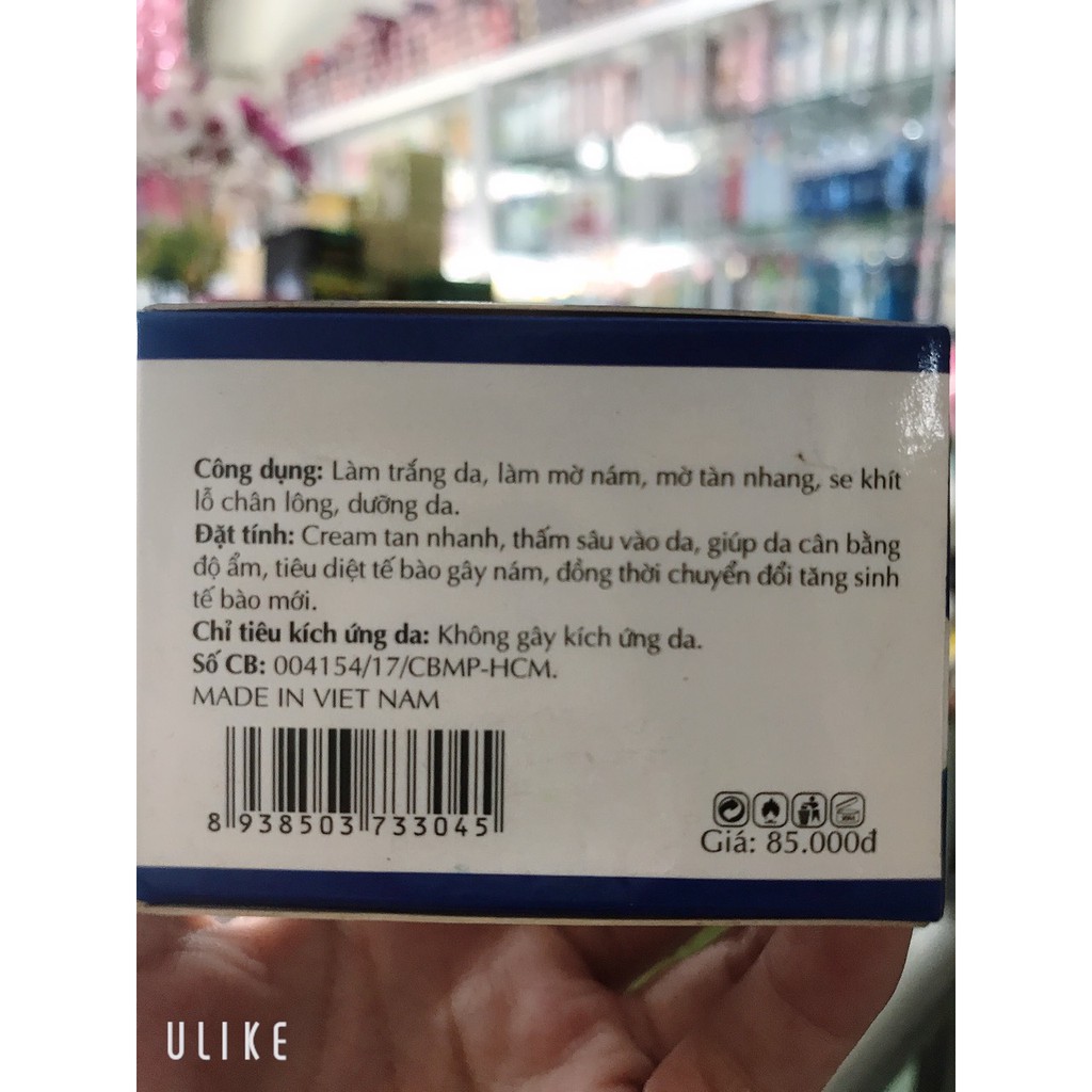 kem EVI ngừa nám -trắng da 15g