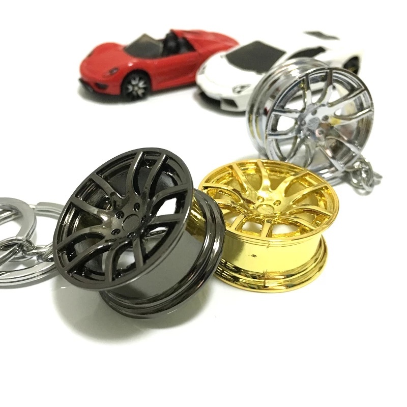 Móc khóa thiết kế hình phụ tùng xe hơi thời trang làm quà tặng sáng tạo cho nam nữ