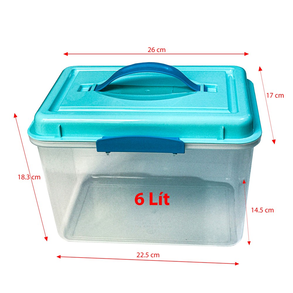 Combo hộp chống ẩm máy ảnh, flycam 6 lít