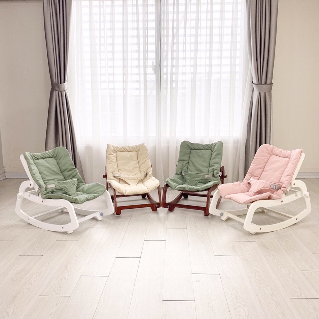 [Mã MKBC13 giảm 80k đơn 1 triệu] Ghế rung, bập bênh đa năng ROCKING CHAIR PIER cho bé 0-6 TUỔI.