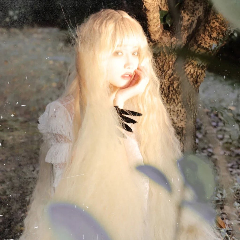 Tóc Giả Dài Xoăn Tự Nhiên Màu Be/Vàng Phong Cách lolita