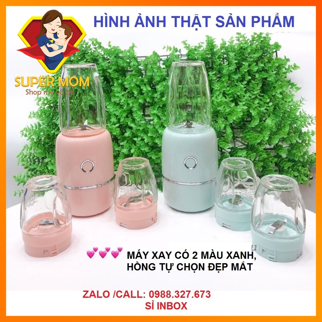 💥SALE💥 Máy xay 3 cối Bear, Máy xay 3 cối nội địa Trung, Máy xay đồ ăn dặm BEAR