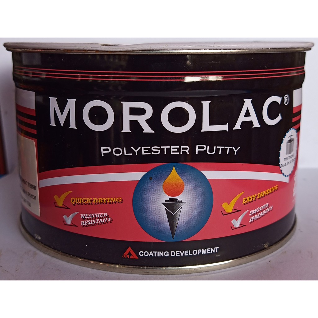 Matít (bột trét) Morolac Polyester Putty 1Kg