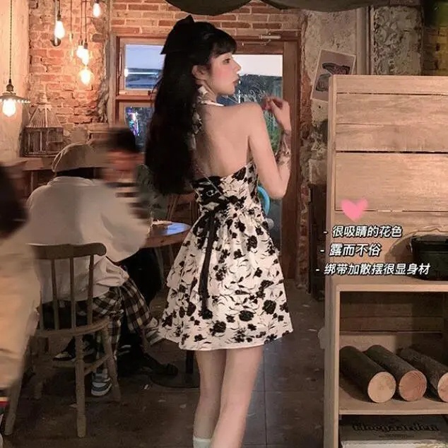 Áo khoác cardigan chống nắng hoặc Đầm hoa Perty thời trang mùa hè phong cách Hàn Quốc cho nữ tùy chọn