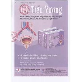 Ích tiểu vương - Hỗ trợ giảm tình trạng tiểu són, tiểu nhiều lần (Hộp 30 viên)