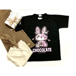 Áo phông in hình thỏ Chocolate_LaLa Store_Lala17