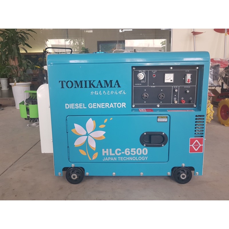Máy phát điện chạy dầu Tomikama HLC-6500, 5.5kva