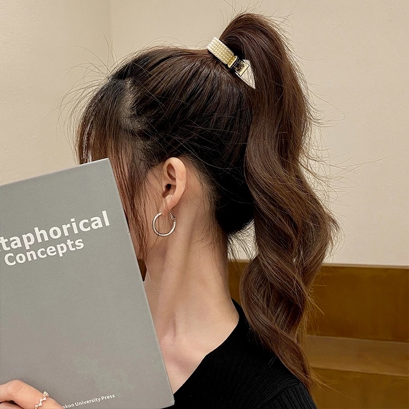 Kẹp Tóc Đính Đá / Ngọc Trai Nhân Tạo Xinh Xắn Thời Trang