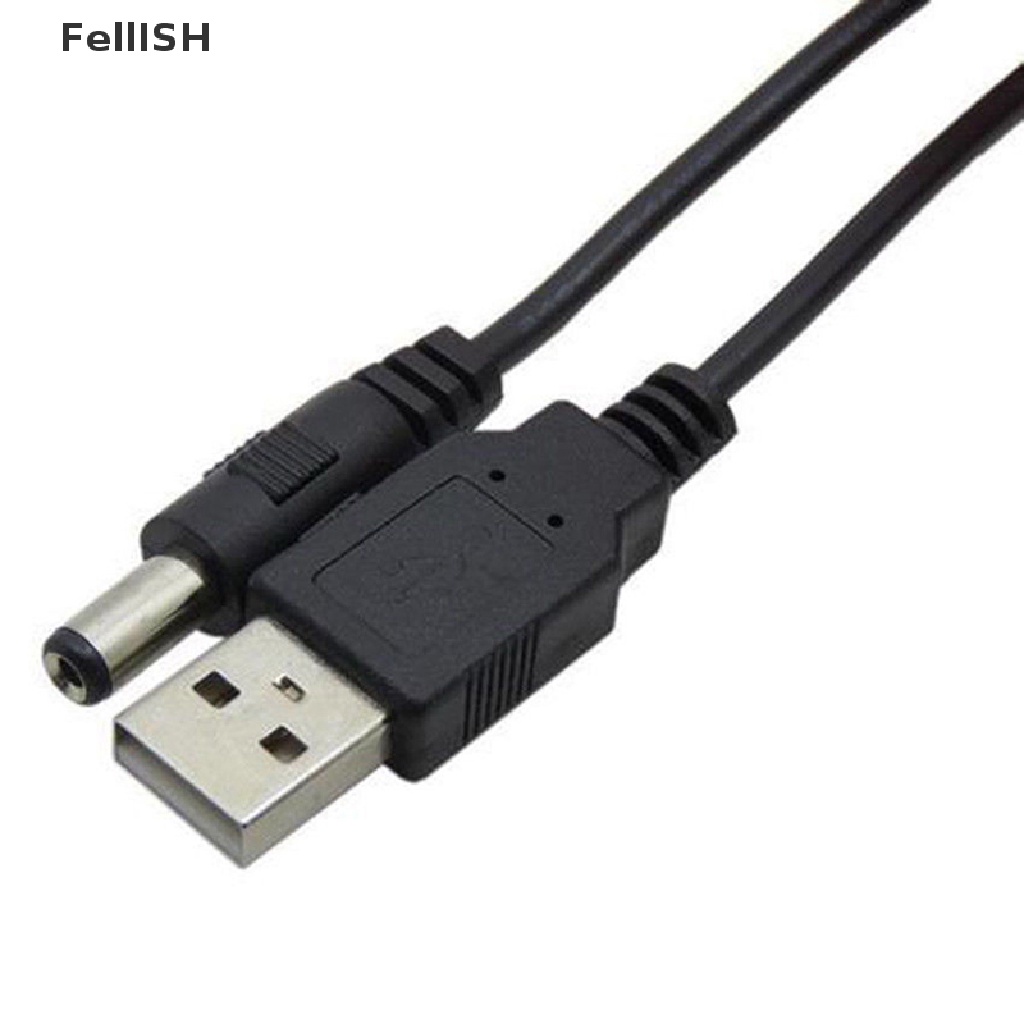 Cáp usb 2.5 3.5 4.0 5.5mm 5v dc màu đen 439br