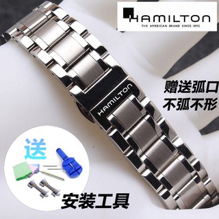 Dây Đeo Đồng Hồ Bằng Thép Thay Thế Cho Đồng Hồ Hamilton 20mm22mmys16 Thời Trang Cho Nam Và Nữ