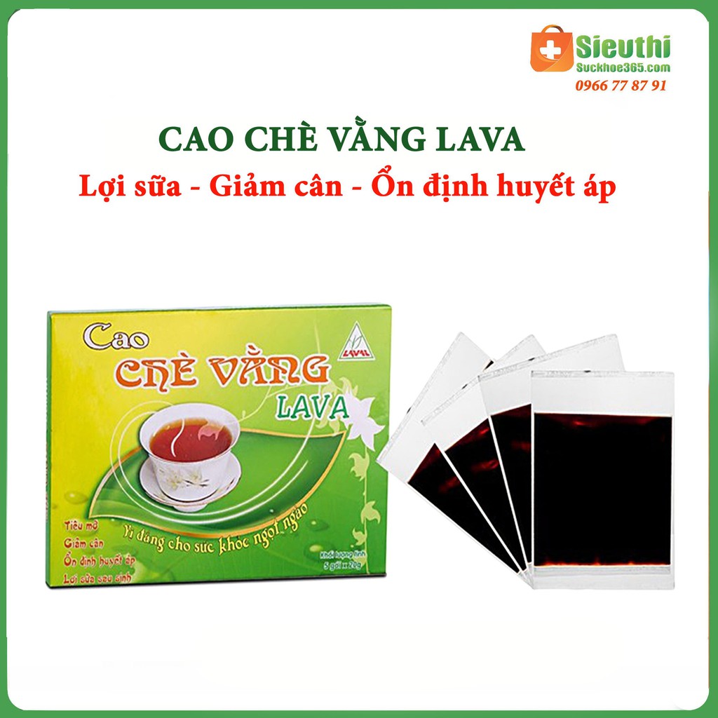 Cao Chè Vằng Lava- Lợi Sữa, Giảm Cân