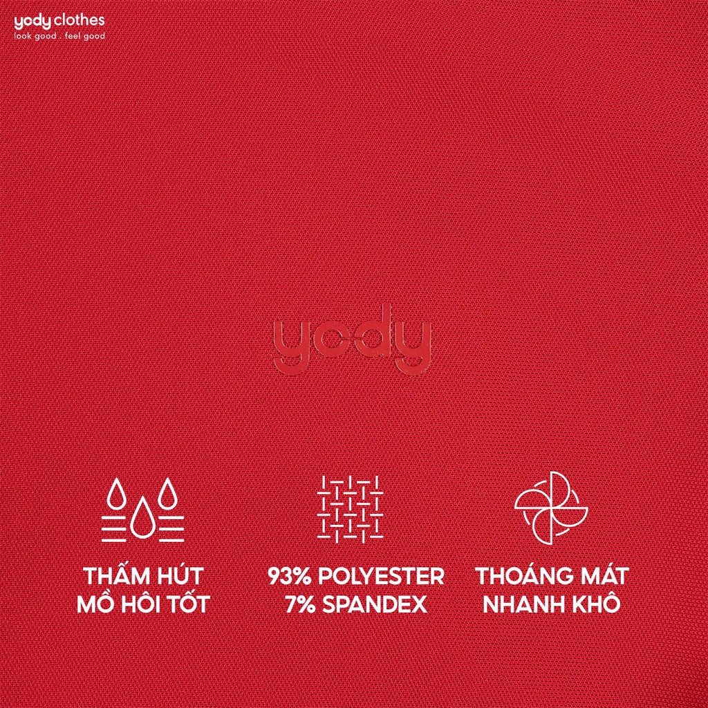 Áo thun polo nam YODY vải cotton cao cấp thoáng mát thoải mái APM5421