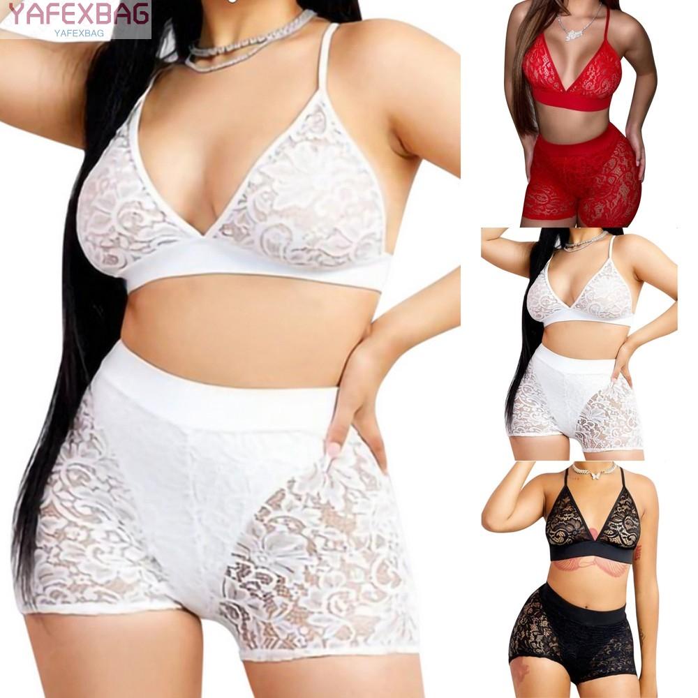 Bộ đồ lót ren hoa xuyên thấu gợi cảm
 | BigBuy360 - bigbuy360.vn