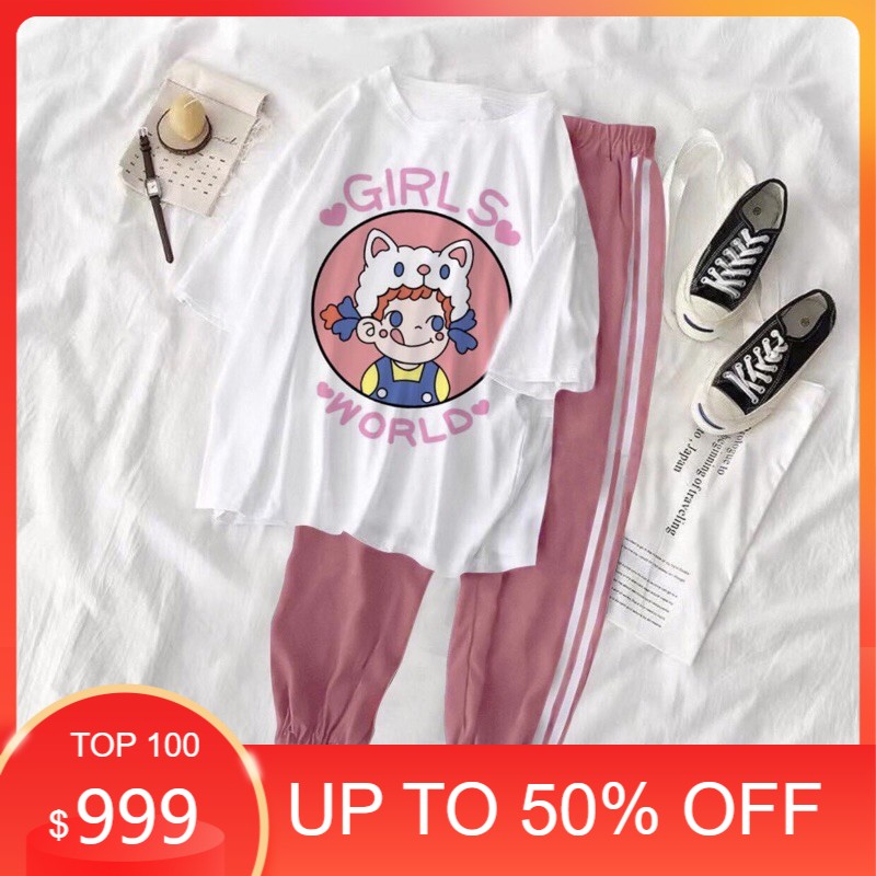 Sét áo em bé GIRL+quần bo gấu , sét áo nam nữ,  sét bộ mặc ở nhà MODY