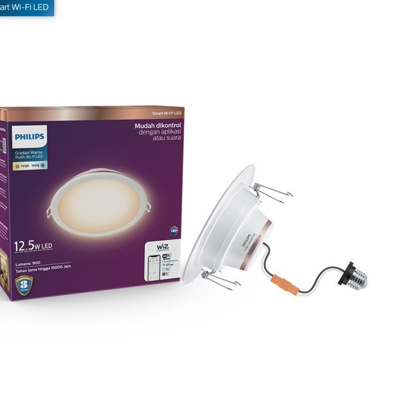 Đèn LED Chiếu Sáng Thông Minh Kết Nối Wifi Philips 12.5Watt Màu Trắng
