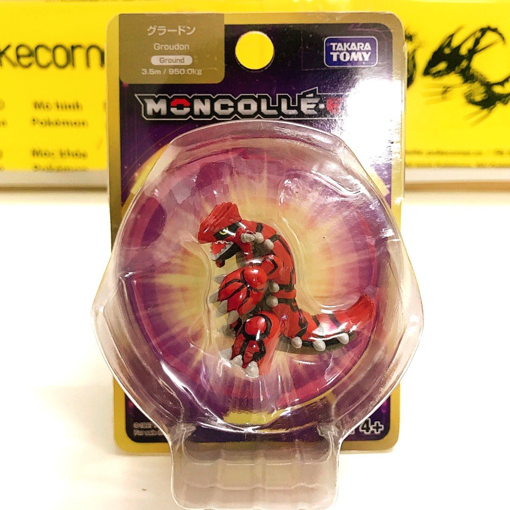 [Hiếm] Mô Hình Pokemon Groudon của Takara TOMY Standard Size - Pokemon Figure Moncolle Shop PokeCorner