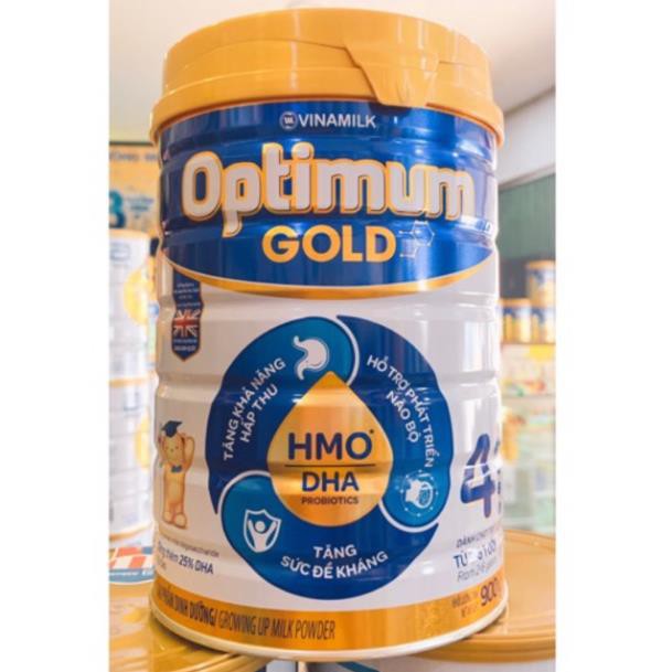 Sữa bột Optimum Gold 4 900g ( Mẫu Mới HMO )