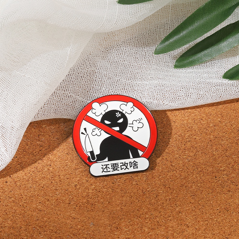 Ghim cài áo QIHE JEWELRY tráng men in logo 4 kiểu dáng tùy chọn cho bạn bè