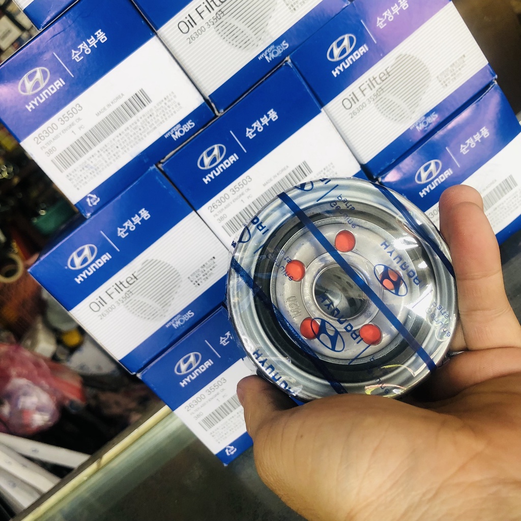 LỌC NHỚT ĐỘNG CƠ KIA CAREN, SORENTO, HYUNDAI ELANTRA, SANTAFE, TUCSON