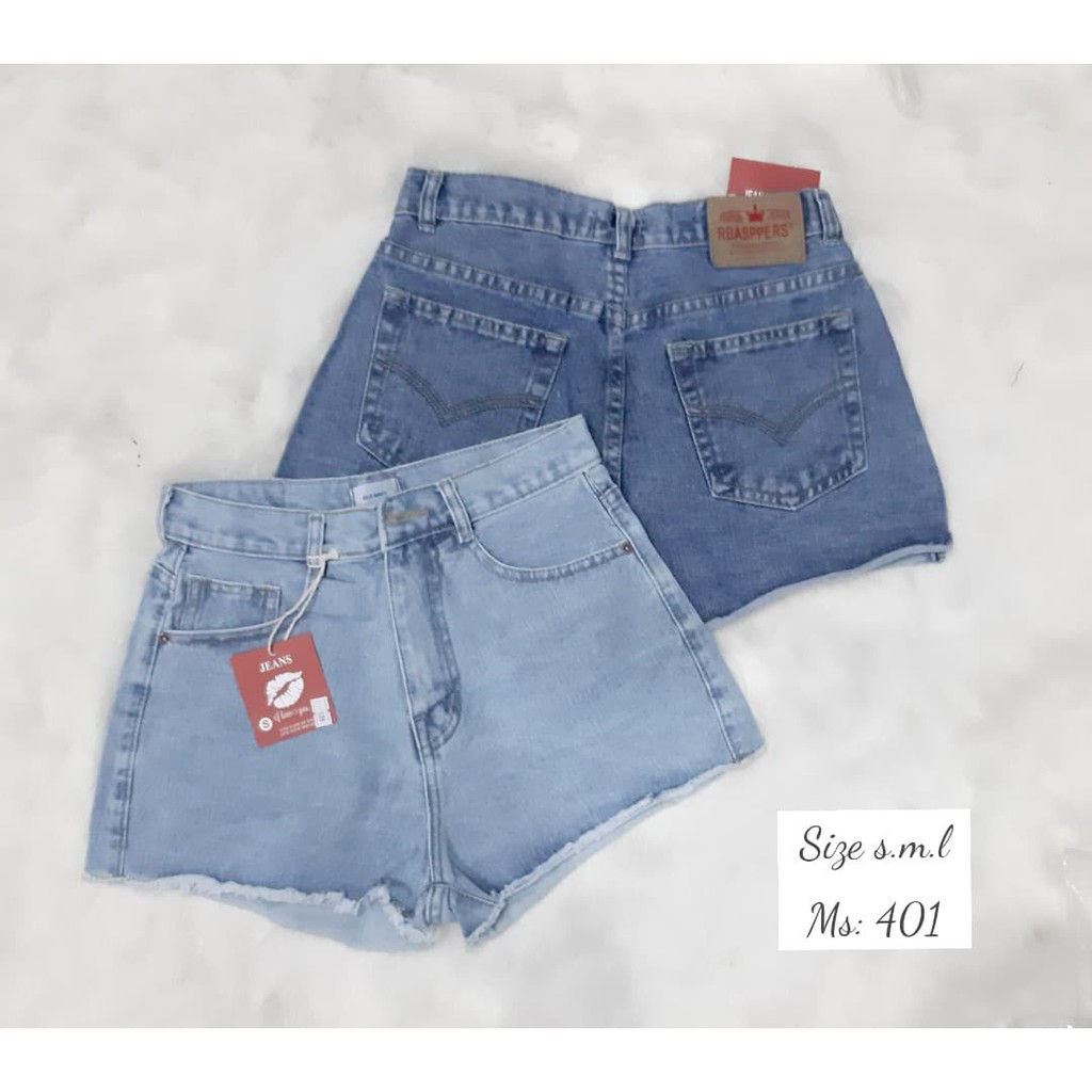 QUẦN SHORT JEAN NỮ nhiều mẫu , Quần shorts jean nữ lưng cao rách kiểu đẹp