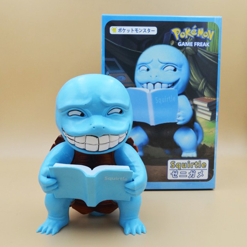 Mô Hình Đồ Chơi Pikachu/ Psyduck/ Charmander/ Squirtle/ Bulbasaur Mặt Bựa