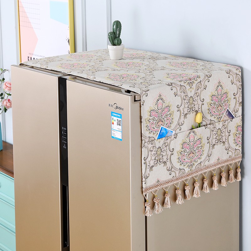 Tấm Vải Che Phủ Máy Giặt / Tủ Lạnh Chống Bụi Phong Cách Bắc Âu Hiện Đại Đơn Giản