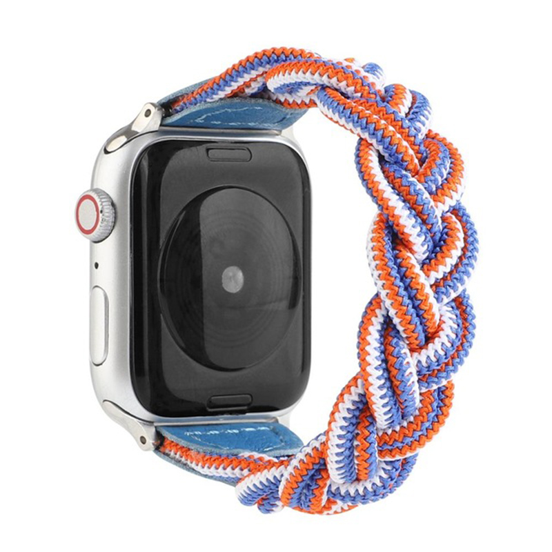 Dây đeo đồng hồ bằng sợi nylon mềm dành cho Apple Watch 6/5/4/3/2/1 SE 44mm 42mm 38mm 40mm