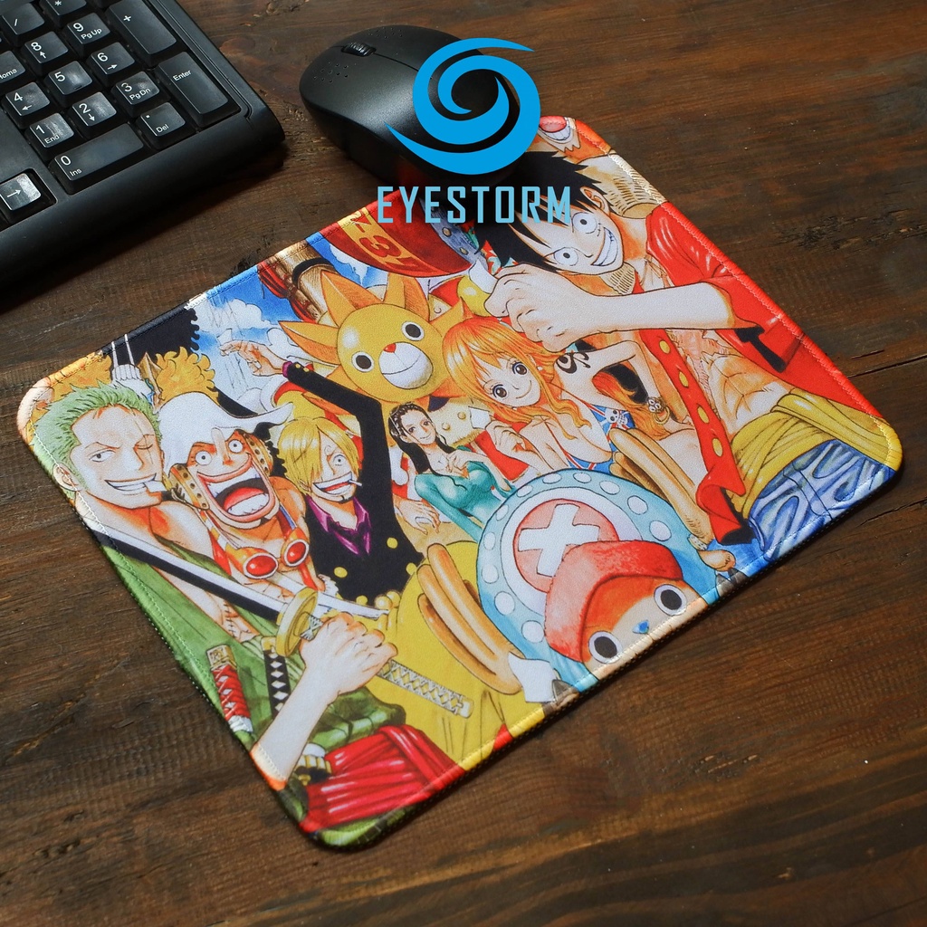 Lót chuột, bàn di chuột, mouse pad One Piece - Đảo Hải Tặc cỡ 26x21cm