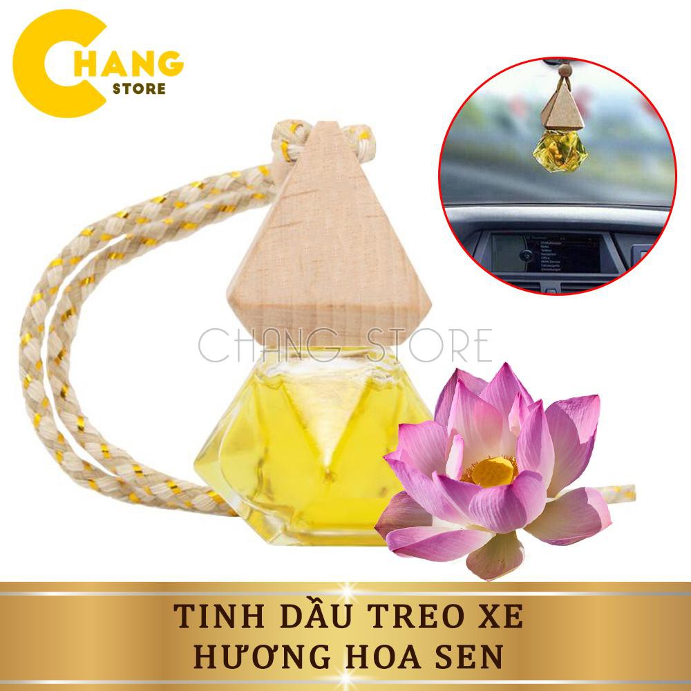 Tinh dầu treo xe hương hoa sen mùi thơm dịu nhẹ. tạo cảm giác thư giãn