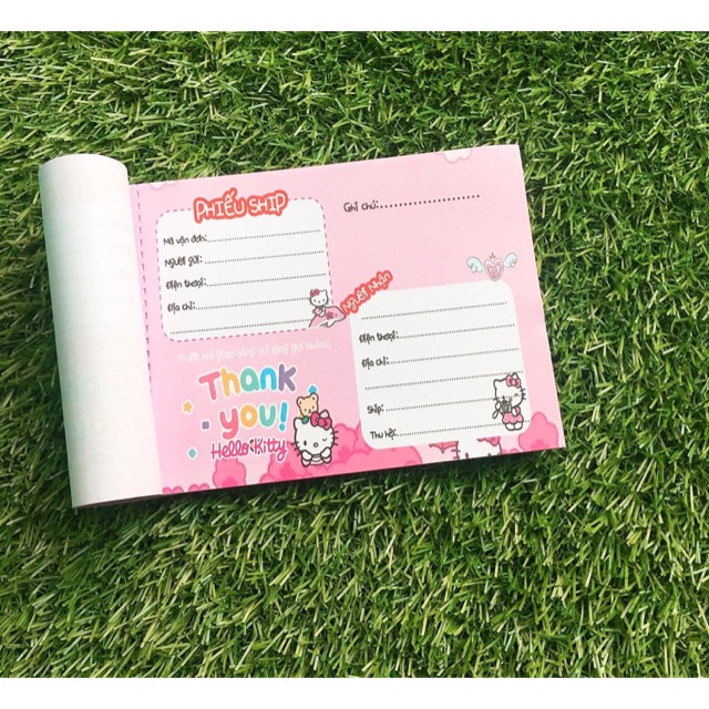 phiếu giao hello kitty