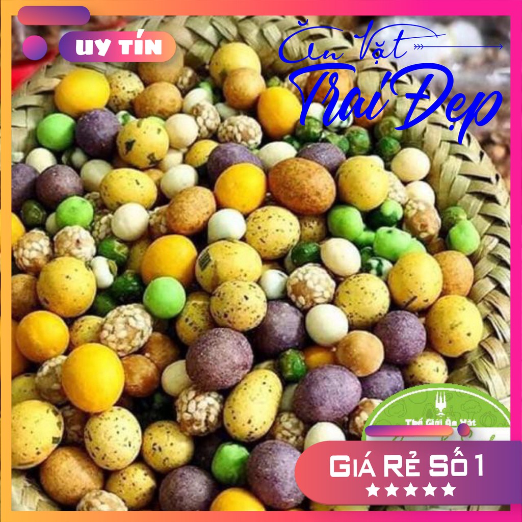 Đậu Mix 22 Vị hủ Pet 500g - Trai Đẹp Snack