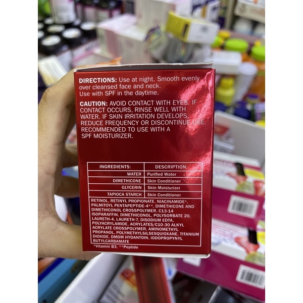 Kem ban đêm Olay Regenerist Retinol 24 Peptide cải thiện da