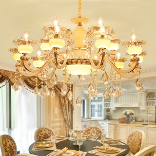 Đèn chùm trang trí nội thất RIAL sang trọng hiện đại - kèm bóng Led nến chuyên dụng (có ảnh thật 100%)