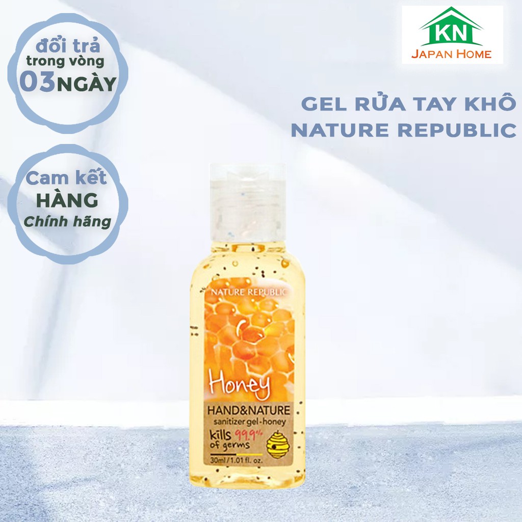 Gel rửa tay khô nature republic nhiều mùi thơm dễ chịu 30ml