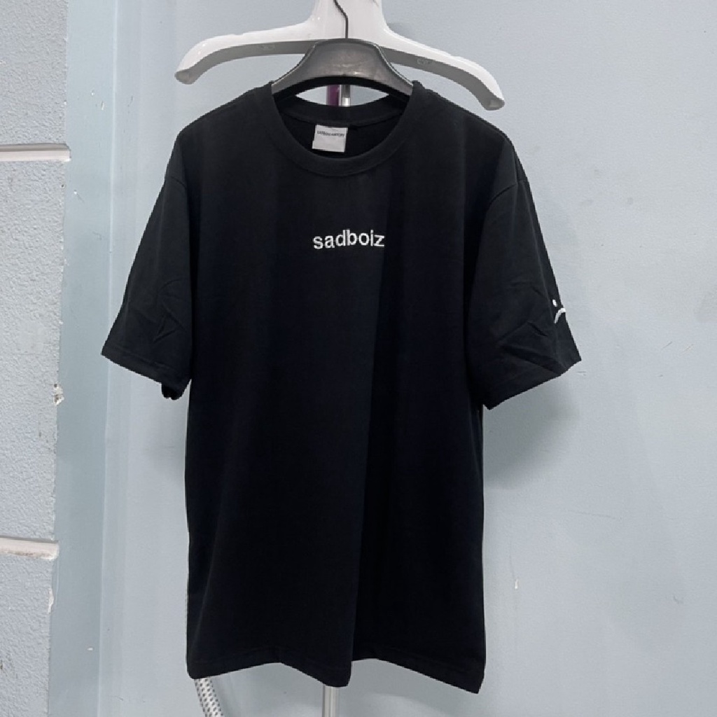 Áo thun trơn tay lỡ Sad Boiz Sad Boy phông Unisex form rộng oversize Ulzzang - Gin Store
