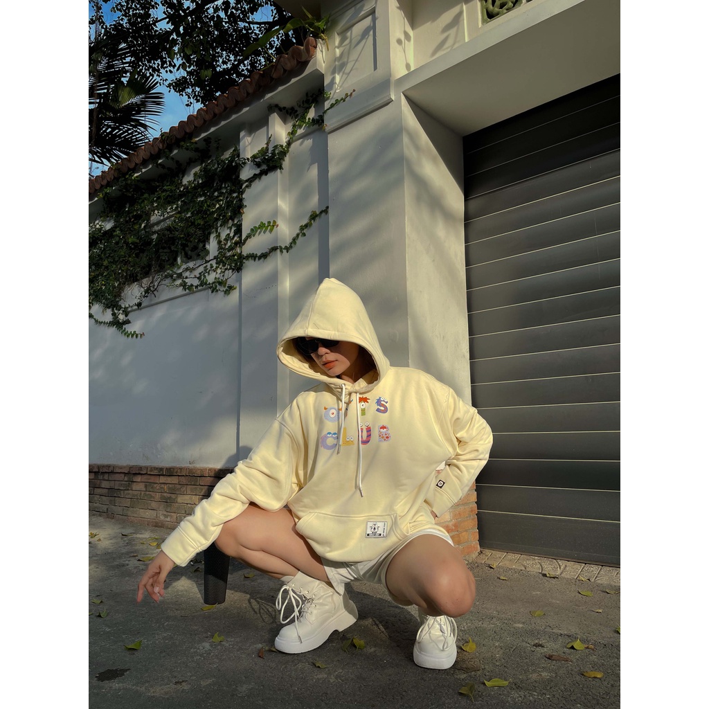Áo khoác hoodie nỉ cotton chui đầu Local Brand OTIS CLUB - HOODIE MONSTER