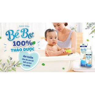 CHÍNH HÃNG Nước tắm Bé Bơ - An toàn cho trẻ sơ sinh