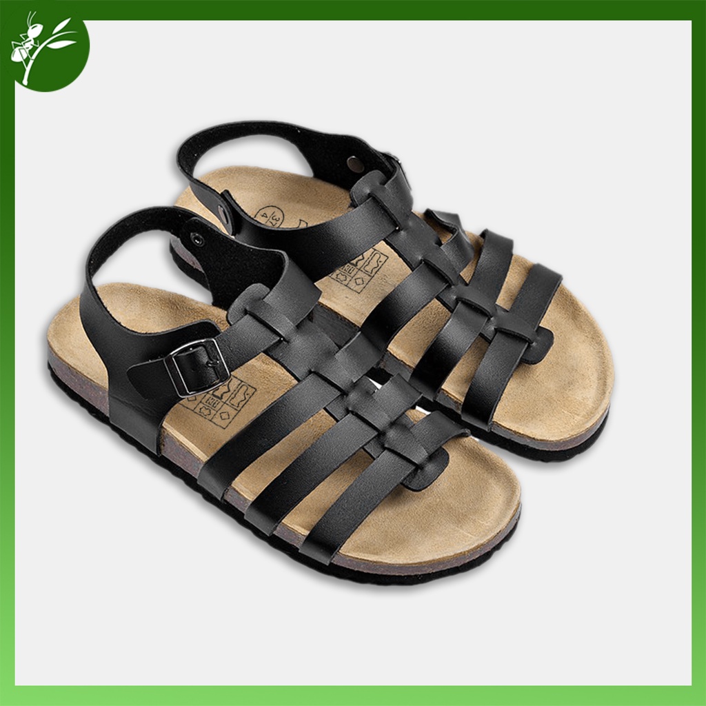 GIày đế trấu Nam Nữ giả da Quai rọ chiến binh (Size 35-45)