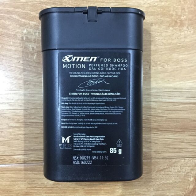 Dầu gội X-men For Boss 85g
