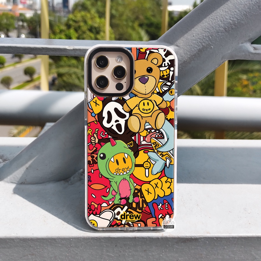 Ốp Lưng iPhone Chống Sốc Drew Stickers Cho iPhone 14 Pro Max 13 Pro Max 12 Pro Max 12 Mini 11 Xs Max X Xr 8 7 Plus 6 6s