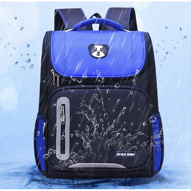 Balo cho bé - cặp sách chống gù ,chống nước hình gấu cho bé tiểu học và trung học