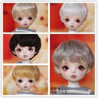 Bộ Tóc Giả Ngắn 3 Điểm 6 Điểm 4 Điểm Dành Cho Búp Bê Bjdsd