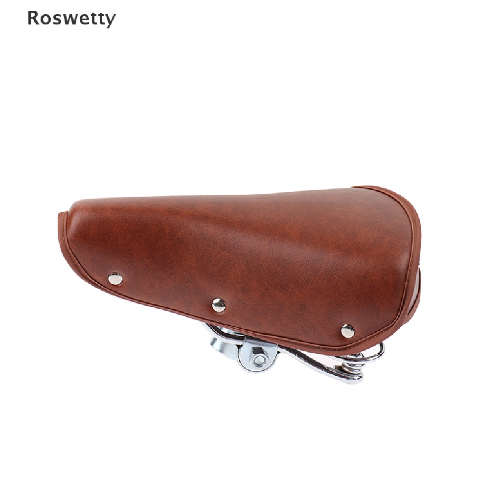 Yên xe đạp bọc da PU thoải mái phong cách cổ điển