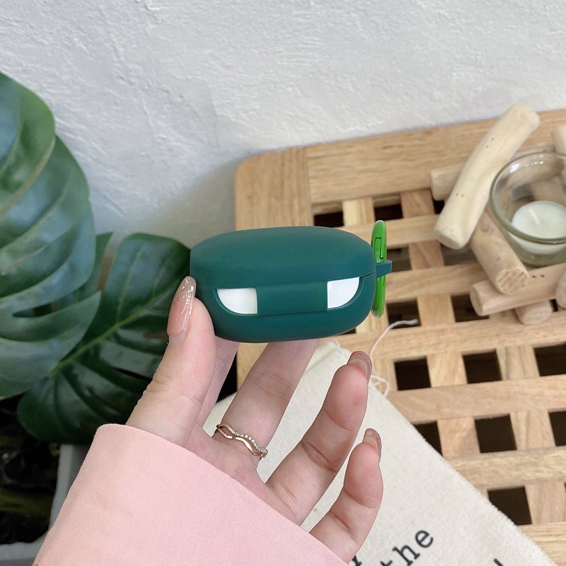 Vỏ Bảo Vệ Hộp Sạc Tai Nghe QCY T13 Bằng Silicon Họa Tiết Trái Bơ Dễ Thương Chống Sốc Kèm Dây