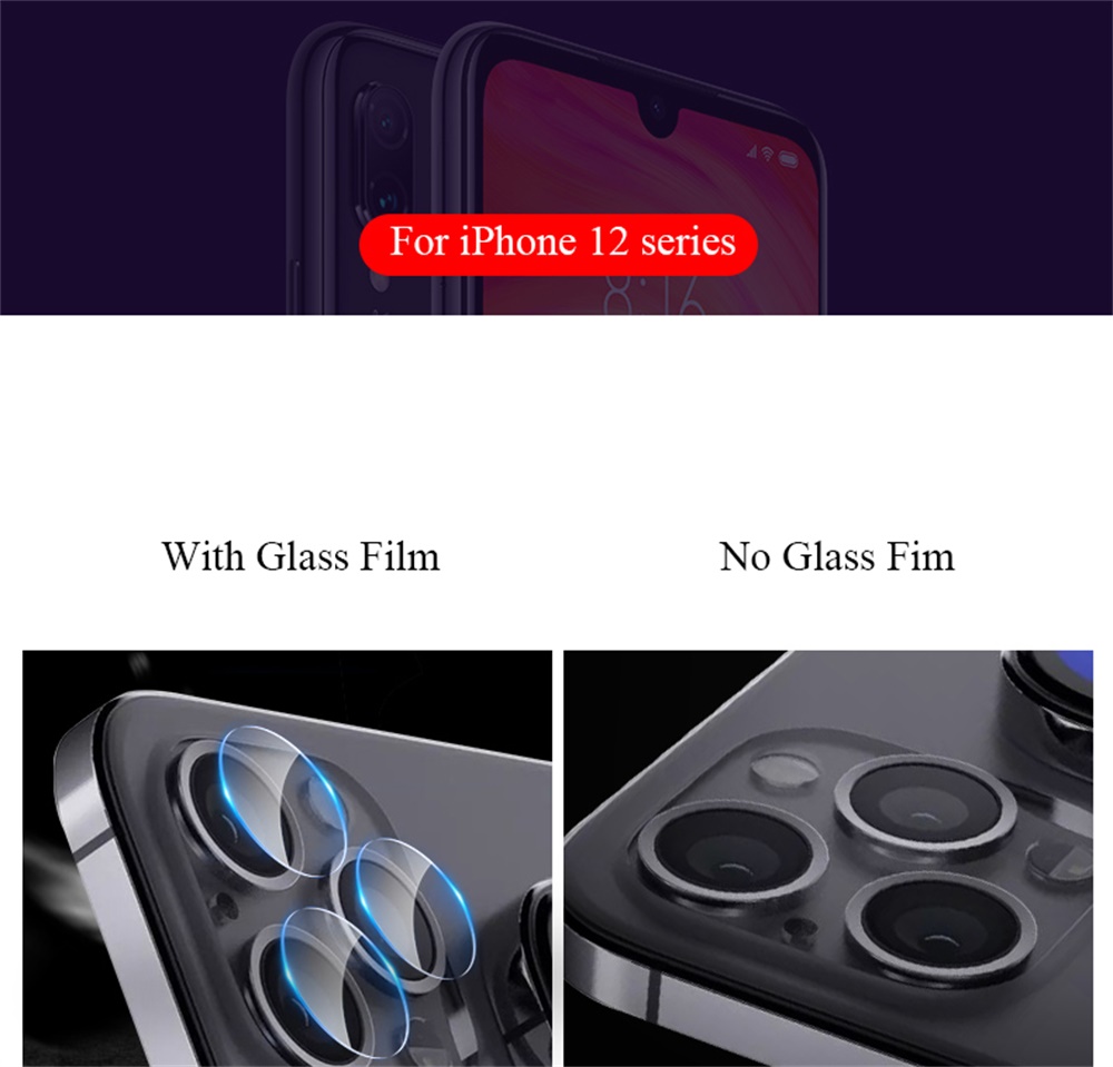 Kính Cường Lực 9h Bảo Vệ Camera Điện Thoại Iphone 12 Pro Max Iphone 12 Mini