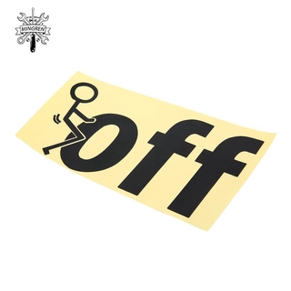 [Sản phẩm mới]Off Letter Car Sticker Waterproof Reflective Decal Computer Wall Sticker