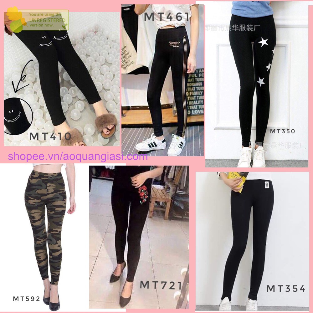 Sale Sốc Clean Kho Cuối Năm Các Mẫu Quần Legging Họa Tiết mt350, mt354, mt410, mt461, mt592, mt721 aoquangiasi.com