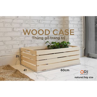 Khay gỗ trang trí wood case - hàng xuất khẩu hàn quốc - big size
