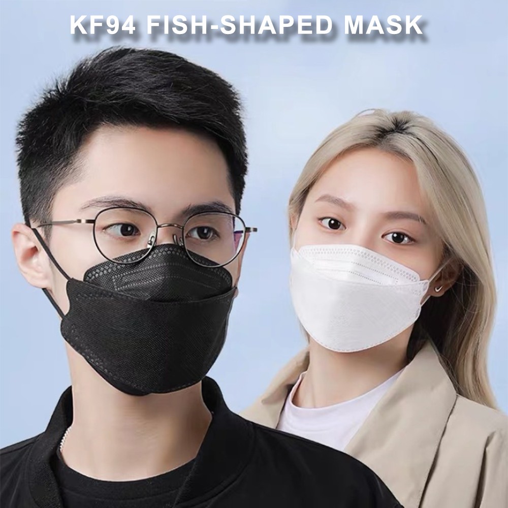 Fashion Korean KF94 Mask Khẩu trang KF94 xuất khẩu Hàn Quốc, chống bụi mịn PM2.5 【SHOPPINGGO】